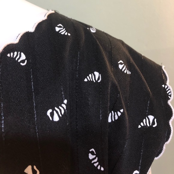 Vintage black and white dress - Picture 3 of 5